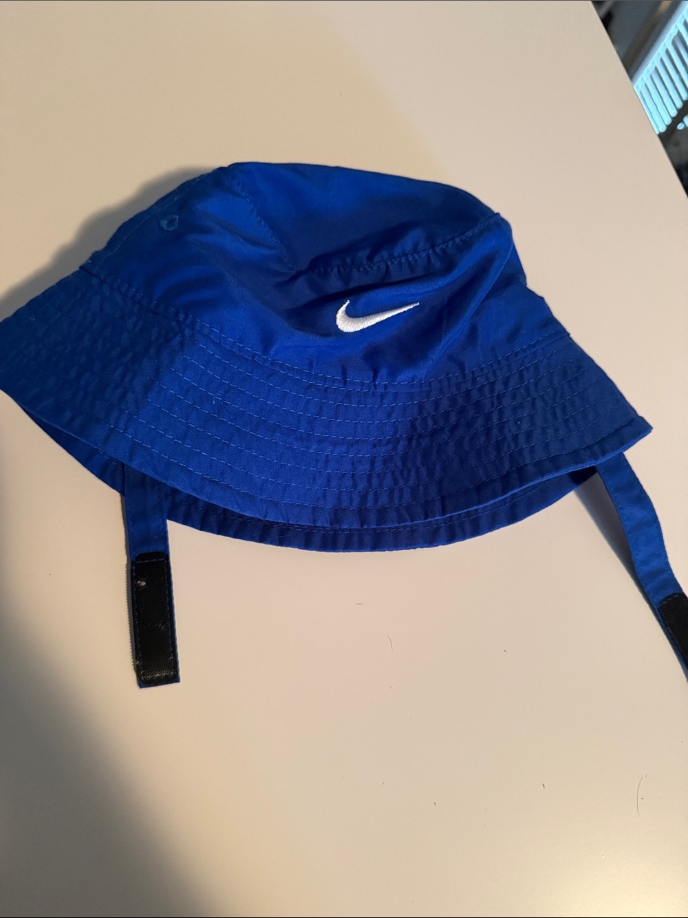 Nike Kids Royal Blue Bucket Hat with Chin Straps